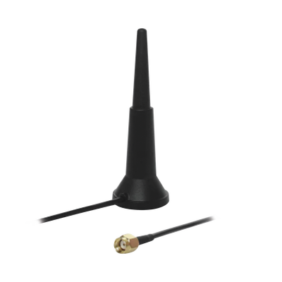 (PR1KRD30) Antena WiFi Doble Banda SMA, 3 dBi, Magnetica, cable 1.5M