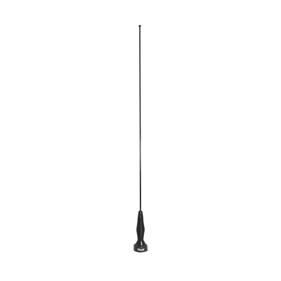 Antena móvil VHF / UHF, ajustable en campo, rango de frecuencia 136-940 MHz, Color Negro