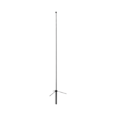 Antena base UHF, fibra de vidrio ajustable, rango de frecuencia 406 - 512 MHz