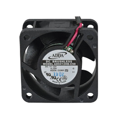 Ventilador Axial de 40 X 40 X 20 mm, Rodamiento de Baleros, Cables de 30 cm, 12 Vcd, 100 mA, 8.8 CFM.