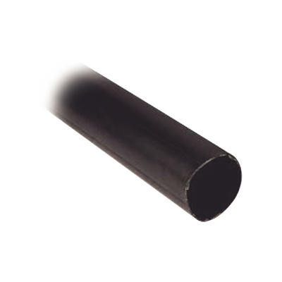 Tubo Termoencogible (Termofit) Negro de 1.2 m, 1.5" de Diámetro, Reduce de 2:1, Poliolefina.