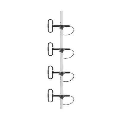 Antena para Estación Base UHF, 4 Dipolos, 360-450 MHz, N Macho.
