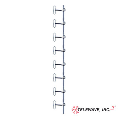 Antena Base UHF, de 8 Dipolos, Rango de Frecuencia 406 - 512 MHz.