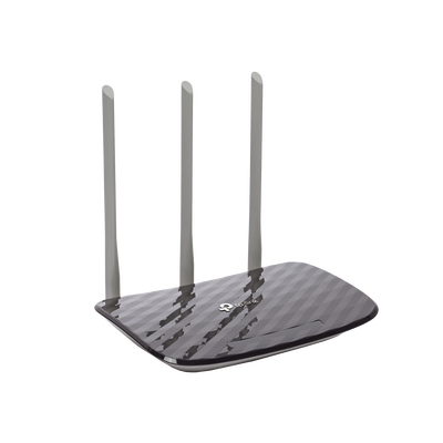 Router Inalámbrico doble banda AC, 2.4 GHz y 5 GHz Hasta 733 Mbps, 3 antenas externas omnidireccional, 4 Puertos LAN 10/100 Mbps, 1 Puerto WAN 10/100 Mbps