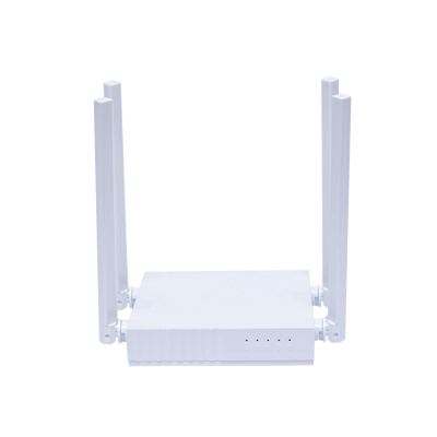 Router Inalámbrico doble banda AC, 2.4 GHz y 5 GHz Hasta 733 Mbps, 4 antenas externas omnidireccional, 4 Puertos LAN 10/100 Mbps, 1 Puerto WAN 10/100 Mbps