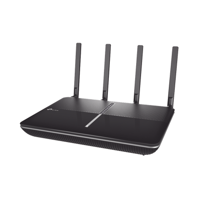 Router inalámbrico AC 3150 doble banda 1 puerto WAN 10/100/1000 Mbps y 4 puertos LAN 10/100/1000 Mbps, 1 puerto USB 3.0 y 1 puerto USB 2.0