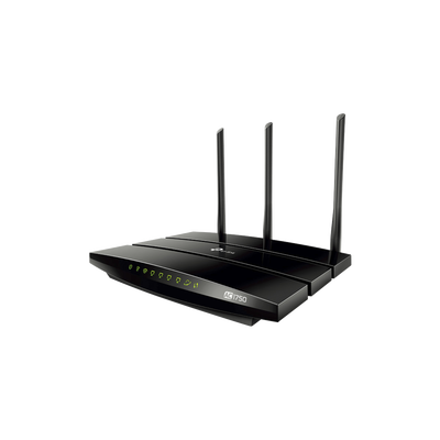 Router inalámbrico AC 1750 doble banda 1 puerto WAN 10/100/1000 Mbps Y  4 puertos LAN 10/100/1000 Mbps, 1 puertos USB 2.0