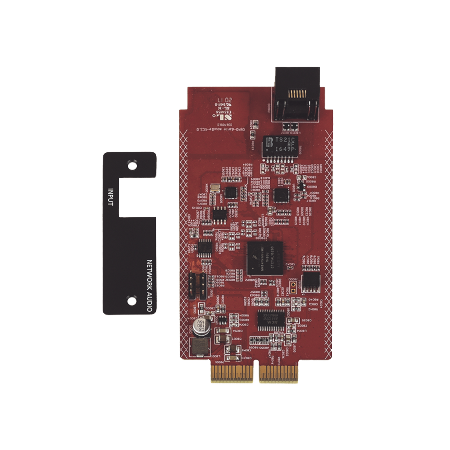 OPTIONAL DANTE/AES67 CARD FOR THE AT-GAIN-120