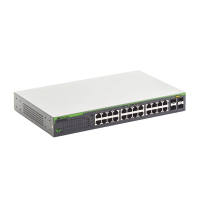 Switch Gigabit WebSmart de 24 puertos 10/100/1000 Mbps (4 x Combo) + 4 puertos gigabit SFP (Combo)