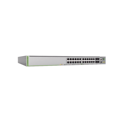 Switch L3, Stack, 20 puertos 1G POE+, 4 MultiGigabit POE+, 4 puertos SFP+, PSU FIJA