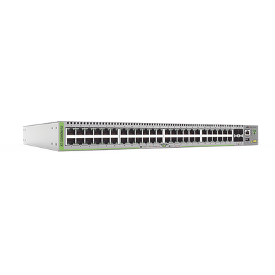 Switch Administrable CentreCOM GS980M, Capa 3 de 48 puertos 10/100/1000Mbps + 4 SFP Gigabit