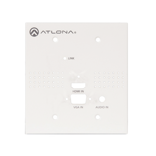 ATLONA US PLATE ;  WITHOUT BUTTON HOLES FOR THE AT-HDVS-TX-WP.