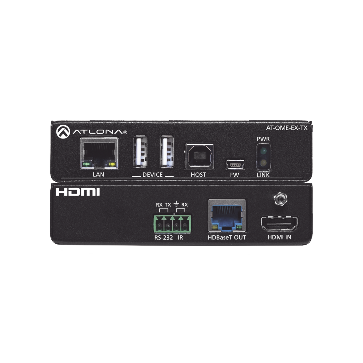 OMEGA 4K/UHD HDMI OVER HDBASET TRANSMITTER WITH USB ;  CONTROL AND POE