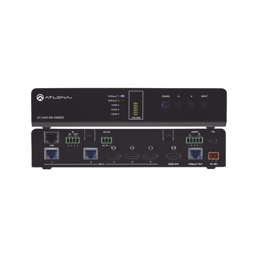 5 X 1 SWITCHER (2 HDBASET + 3 HDMI TO HDBASET/HDMI)