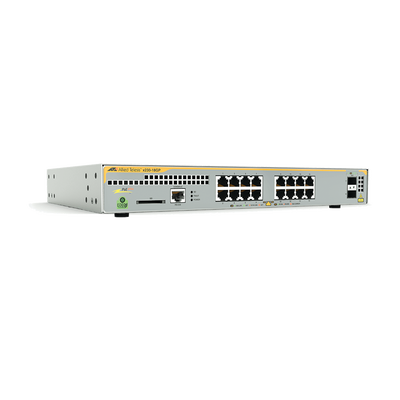 Switch PoE+ Administrable Capa 3, 16 Puertos 10/100/1000 Mbps + 2 SFP Gigabit, 247 W