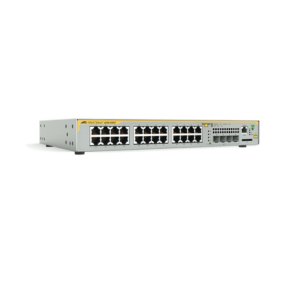 Switch Administrable Capa 3, 24 puertos 10/100/1000 Mbps + 4 puertos SFP Gigabit