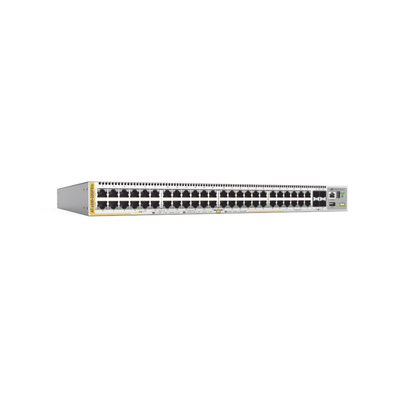 Switch L3 Stackable, 40x 10/100/1000-T PoE+ , 8x 100M/1G/2.5G/5G-T PoE+,4x SFP+, Fuente Redundante, 1 año de NCP