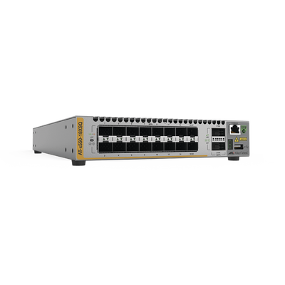 Switch Stackeable Inteligente 10 Gigabit Capa 3, 16 puertos 10 G SFP+ y 2 puertos 40 G QSFP