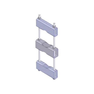 Un Herraje de Montaje para Antena y Mástil con diámetros de 5 pulg. (8.89-14.13 cm.).