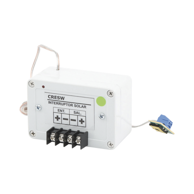 Fotocelda/Interruptor solar 12 VCD con Capacidad de 10 Amp. ¡Encienda Equipo al Caer la Noche Automáticamente!