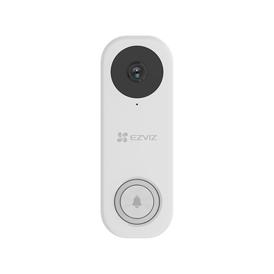 Timbre IP Wi-Fi (DoorBell) / Cámara Integrada de 2k / Sensor PIR  / Llamada a la App /  Visión Vertical  180° / Audio de Dos Vías / Ranura Para Memoria