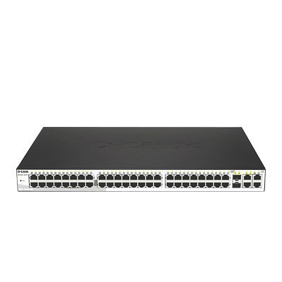 Switch inteligente fast ethernet web, IEEE 802.3 de 52 puertos