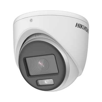 Turret TURBOHD 2 Megapixel (1080p) / Imagen a color 24/7 / Lente 2.8 mm / METAL / Luz Blanca 20 mts / Exterior IP67 / TVI-AHD-CVI-CVBS / dWDR