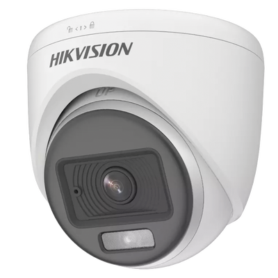 Turret TurboHD / Colorvu 3k / Lente De 2.8 mm / Luz Blanca Hasta 20 mtr / Audio Por Coaxitron /  Microfono Incorporado / 4 Tecnologías  (TVI / AHD / CVI / CVBS)