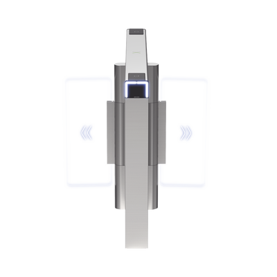 Torniquete Medio/ Carril de 90 cms / Preparación para Instalar Terminal Facial con Montaje DS-KAB6ZU1 (No incluidos) / 3,000,000 MCBF / 4 Pares de IR