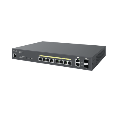 Switch PoE + Gigabit 130W de 8 puertos gestionado en la nube