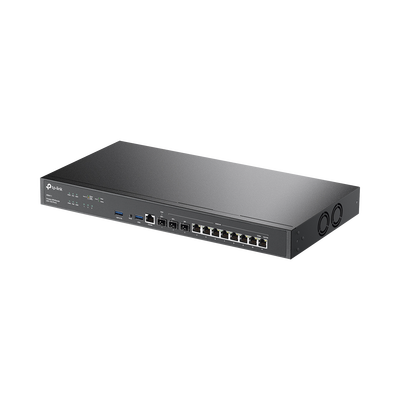 Router VPN - SDN Multi-WAN 10G / 1 puerto WAN SFP+ 10G / 1 puerto WAN/LAN SFP+ 10G / 1 puerto WAN/LAN SFP 1G / 8 puertos LAN/WAN / 2.3 Millones Sesiones Concurrentes / Administración Centralizada OMADA SDN.