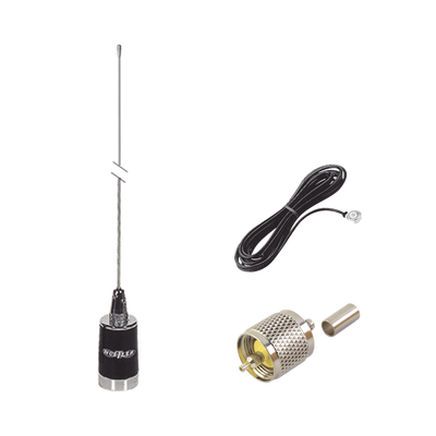 kit de antena móvil en UHF 430-450 MHz, Incluye LMG4305 + CHMB + RFU505