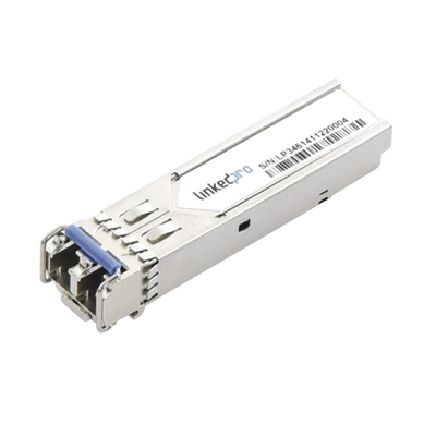 Transceptor Industrial SFP+ (Mini-Gbic) / Multimodo / 10 Gbps de velocidad / Conectores LC Dúplex / Hasta 550 m de Distancia