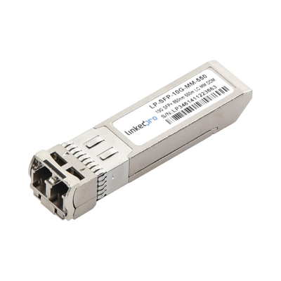 Transceptor SFP+ (Mini-Gbic) / Multimodo / 10 Gbps de velocidad / Conectores LC Dúplex / Hasta 550 m de Distancia