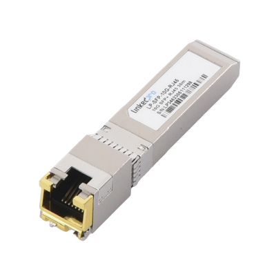 Transceptor SFP+ a RJ45 / 10 Gbps / Conector RJ45 / Distancia de hasta 30 m.