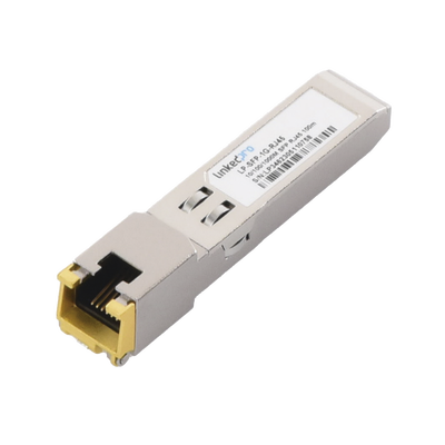 Transceptor SFP a RJ45 / Auto negociación 10/100/1000 Mbps / Conector RJ45 / Distancia de hasta 100 m.