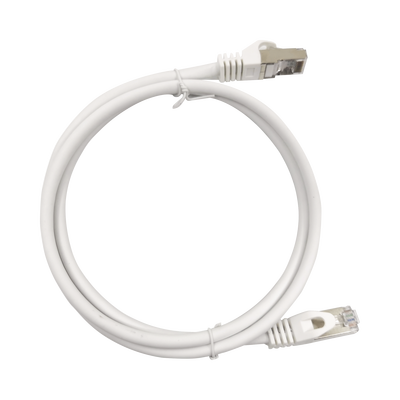 Patch Cord Cat6A 10G blindado 0.5M ( 1.64 ft ) Blanco