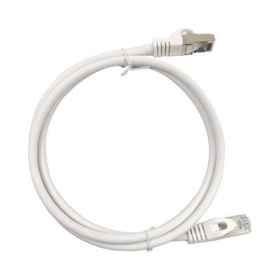 Patch Cord Cat6A 10G blindado 1.0M ( 3.28 ft ) BLANCO