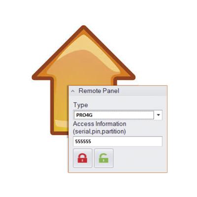 Licencia, para armar, desarmar comunicadores, paneles M2M  y paneles de alarmar AXPRO desde Securithor versión superior  a 2.1.9 +
