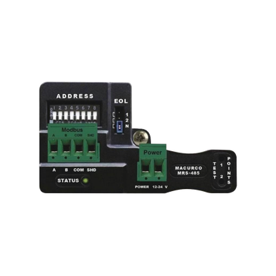 Adaptador Modbus RS-485 para usar con detectores de la serie 6 de Macurco