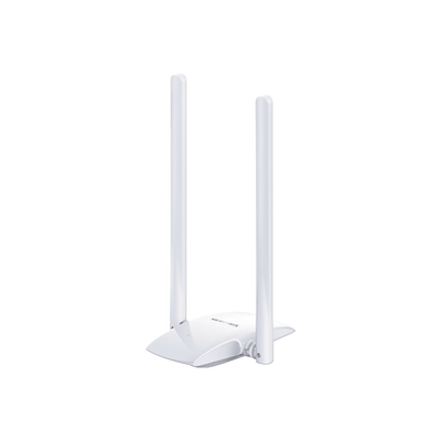 Adaptador inalámbrico N de 300 Mbps 2.4 GHz, 2 antenas externas 