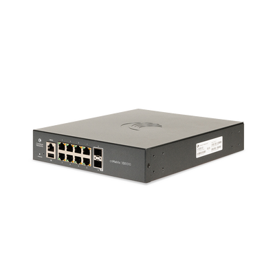 Switch cnMatrix EX1010  de 8 puertos Gigabit Ethernet y 4 SFP, Capa 2,  gestión en la nube