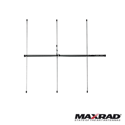 Antena base VHF, direccional, rango de frecuencia 150 - 174 MHz (Yagi 3 elementos)