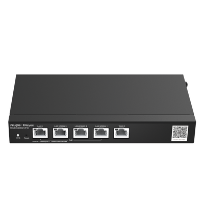 Reyee Router de Oficina PoE de 5 Puertos de Alto Rendimiento, Gestionable en la Nube, 1.5 Gbps, Hasta 300 Clientes, 4 Salidas PoE, 64 Túneles VPN