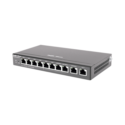 RG-EG310GH-P-E, Router de Oficina PoE, Administrable en la Nube de Alto Rendimiento de 10 Puertos Gigabit