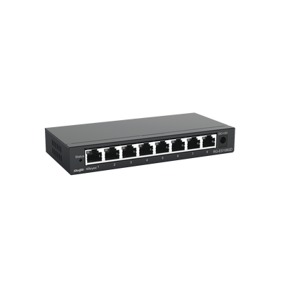 RG-ES108GD, Switch No Administrable Sin PoE de 8 puertos 10/100/1000Mbps