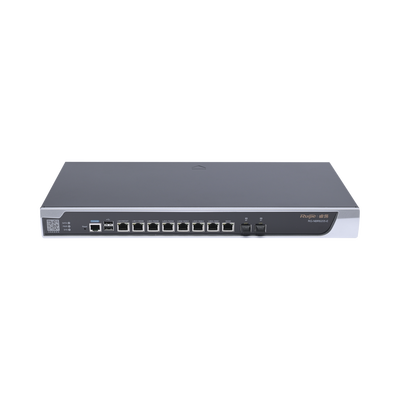 RG-NBR6205-E Reyee Router de Seguridad de Alto Rendimiento Gestionable en la Nube, 2 Puertos SFP, Hasta 500 Clientes