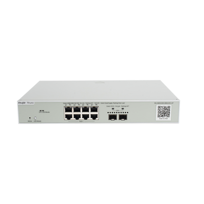 Switch Administrable de Capa 3 Multi-Gigabit de 10 Puertos con 8 Puertos PoE++, 2 Puertos de Subida SFP+