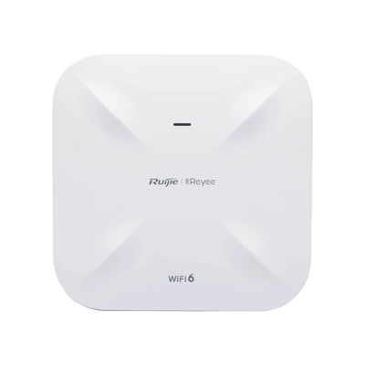 Punto de acceso Wi-Fi 6 para exterior 360°, IP 68, doble banda 1775 Mbps, puerto SFP ideal para fibra óptica, protección hasta 6 kV y protección contra erosión eólica, compatible con Reyee Mesh