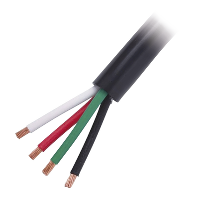 Cable Eléctrico de Uso Rudo 4 Hilos Calibre 12 AWG, Hasta 600 V. Rollo de 100 m.